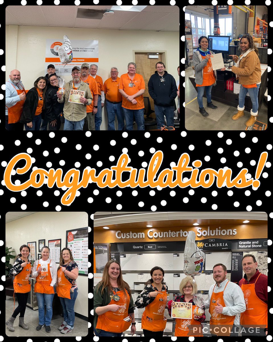 👏🏻 🌟Lots of celebrating yesterday at #6581! MET Team associate Dale Watson celebrated 18yrs with company and Vicky Robertson celebrated her 10yr milestone!! Lisa Turner earned her Bronze Homer Award and Liz Garcia had a VOC mention! What a fun day with our associates! 👏🏻🌟