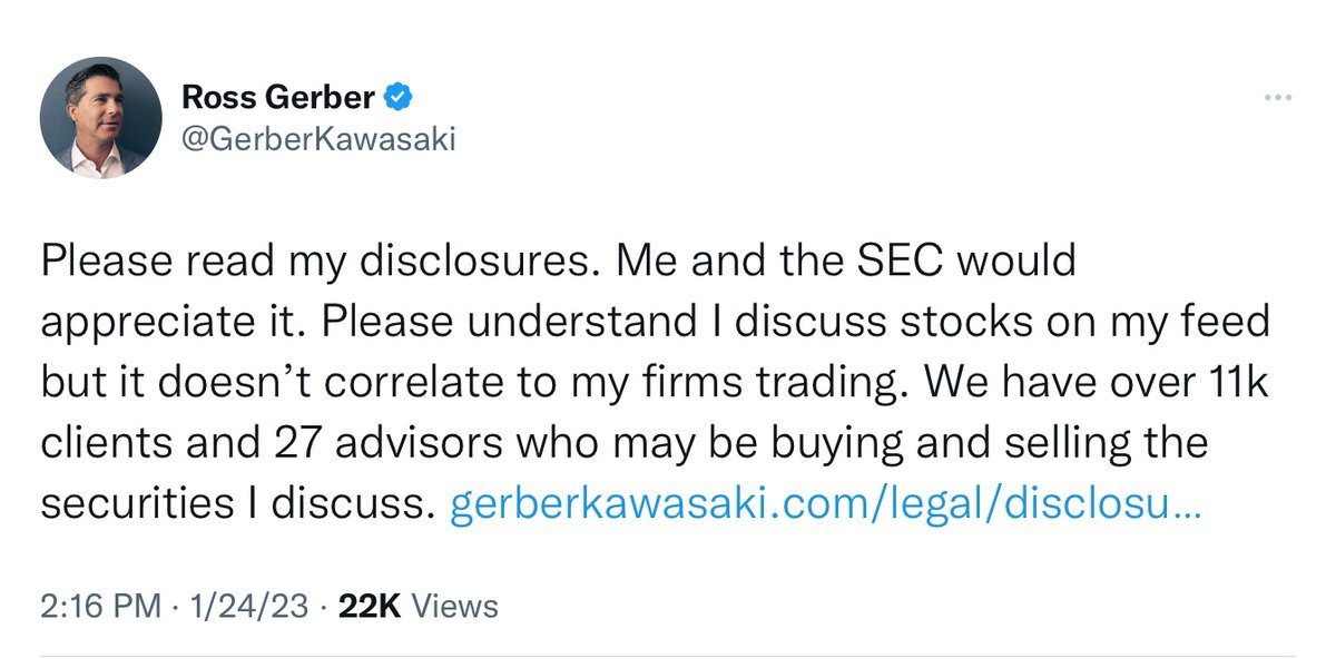 RicochetRowdy's tweet photo. Me will be sure to review the disclosures. #VoteForRoss $tsla https://t.co/cvxMN7s38s
