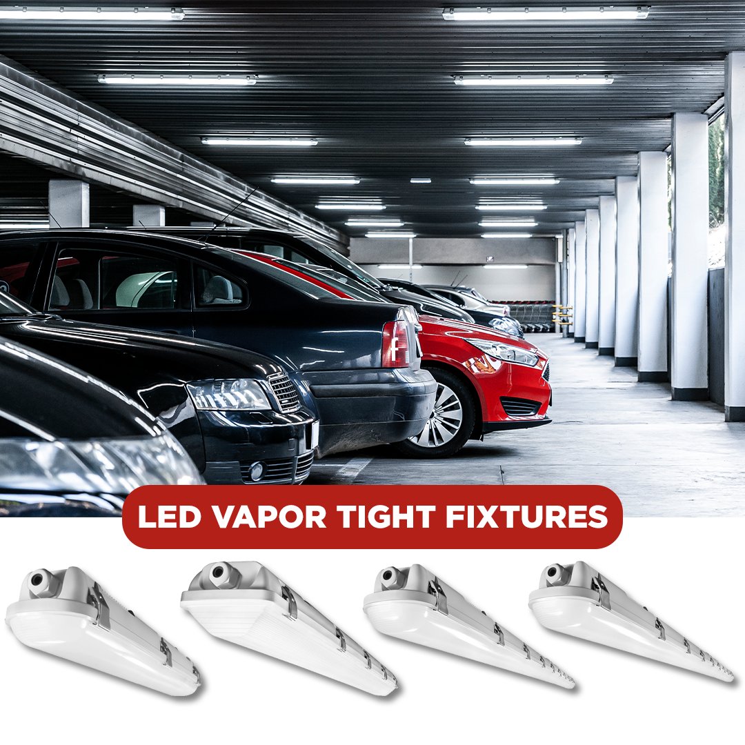 1000Bulbs's tweet image. LED vapor tight fixtures from 1000Bulbs are perfect for lighting up outdoor areas such as parking lots, garages, and warehouses. They are durable and long lasting, making them a great investment for any business. #LEDlighting #LEDFixtures #OutdoorLighting #VaporTightFixtures