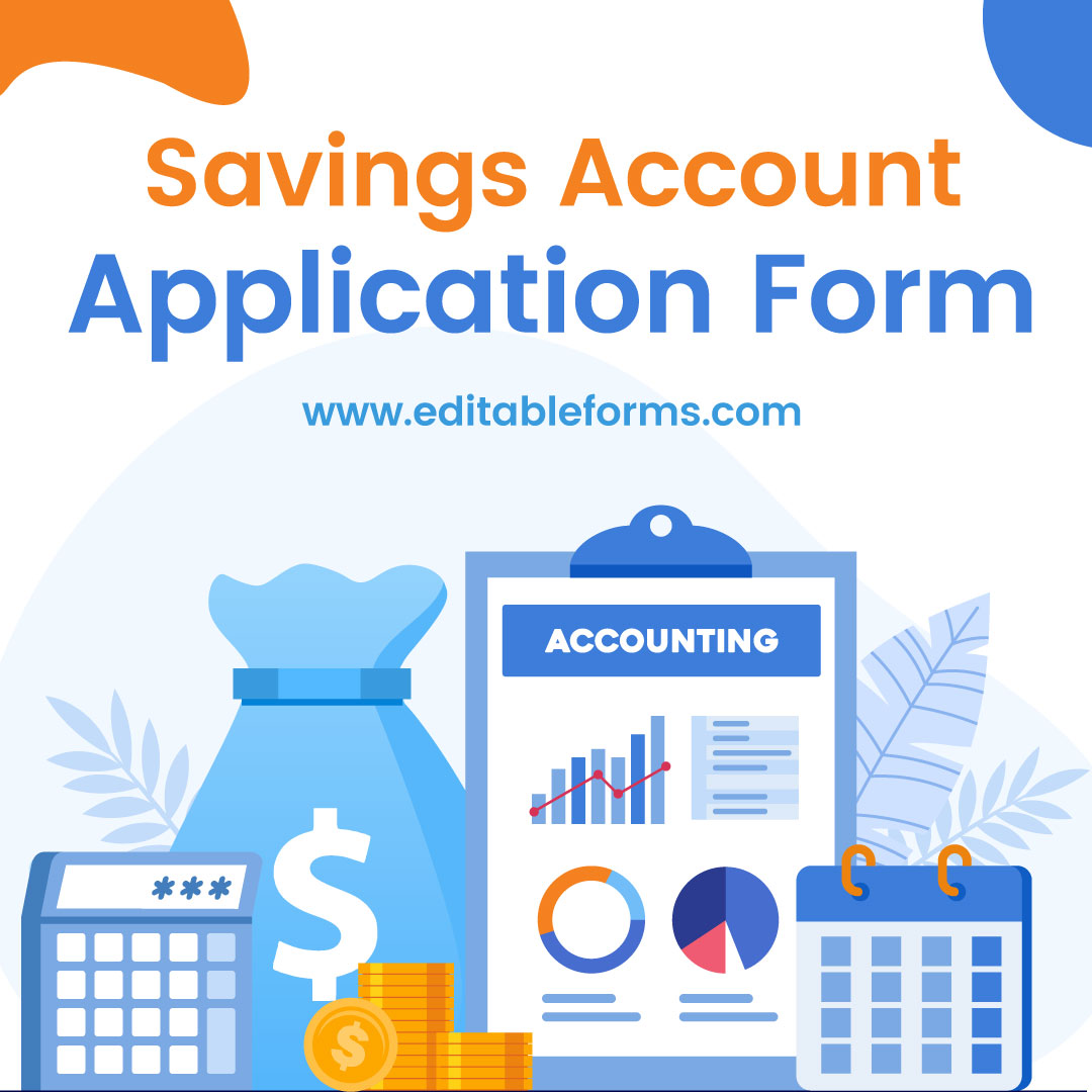 editableforms's tweet photo. Savings Account Application Form - You can Download the Savings #AccountApplicationForm, customize it according to your needs, and Print it. #SavingsAccount #ApplicationForm #Template is either in #MSWord or #EditablePDF. https://t.co/10MHUmZxtj https://t.co/PnYp7Cd6ue