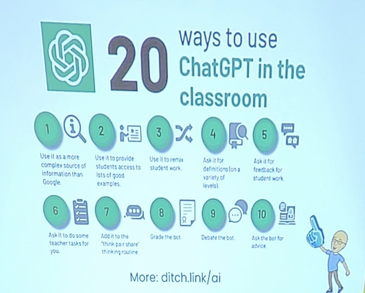 shelly_veron's tweet photo. AI and chatGPT are HERE and not going away and should be forcing educators to REDEFINE the way we teach. Don’t be an ostrich! Lean in! @HollyClarkEdu @jmattmiller @HumbleISD_DDI https://t.co/TBZBMnUBga