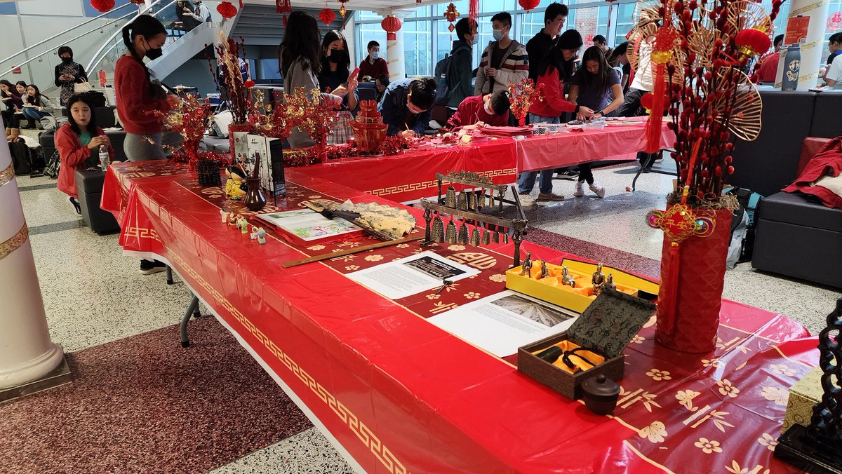 sarmsci's tweet photo. Celebrating the year of the rabbit at TJHSST. May the year provide us with peace, hope, and prosperity! @TJHSST_Official https://t.co/eeFnEqNmmb