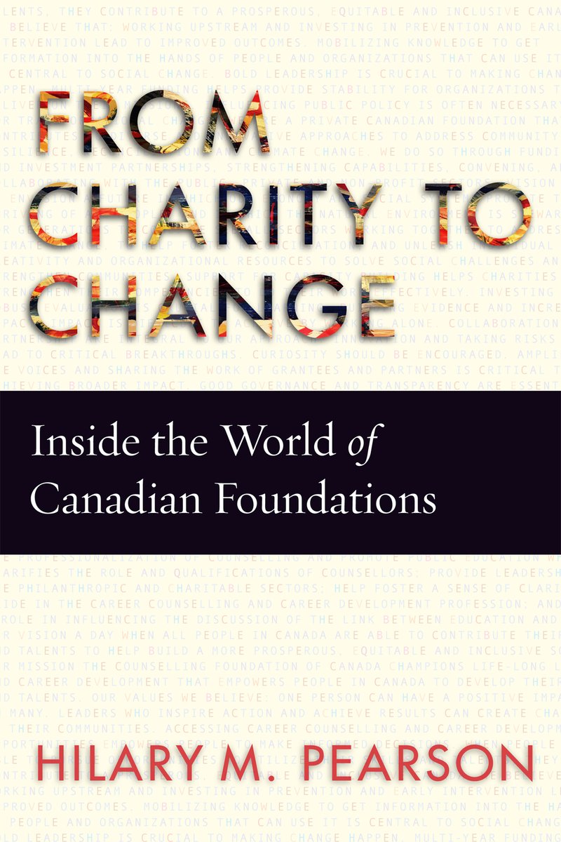 Today on the blog, Hilary Pearson explores the story behind philanthropic foundations, how they have evolved in recent decades, and why they matter. Read it here: bit.ly/FromCharityToC… Order From Charity to Change: bit.ly/FromCharityToC…