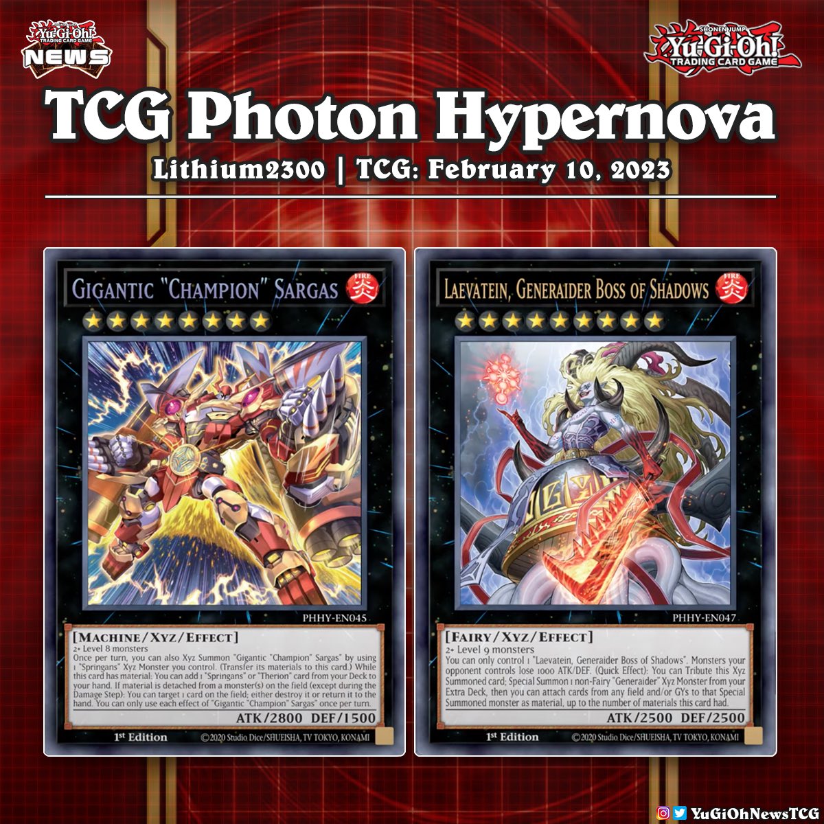 YuGiOh News on Twitter " 𝗣𝗵𝗼𝘁𝗼𝗻 𝗛𝘆𝗽𝗲𝗿𝗻𝗼𝘃𝗮 New cards from the