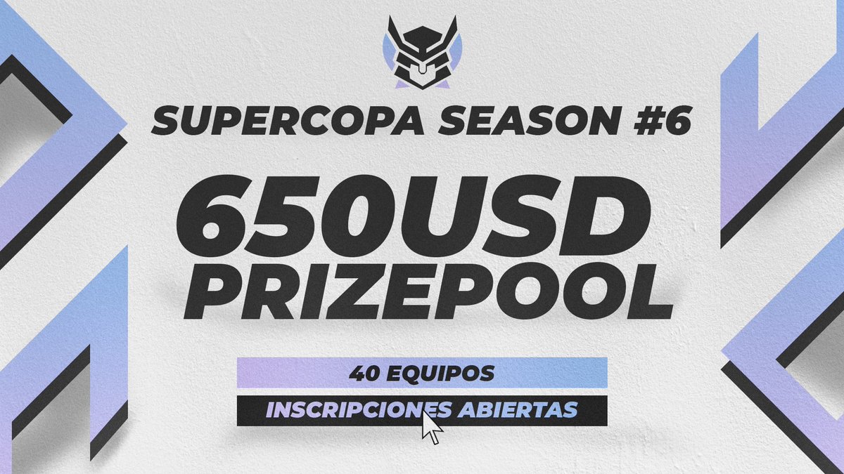 #ClashRoyale
『𝗜𝗡𝗦𝗖𝗥𝗜𝗣𝗖𝗜𝗢𝗡𝗘𝗦 𝗔𝗕𝗜𝗘𝗥𝗧𝗔𝗦』
🏆 SuperCopa Season 6

Presentamos la Sexta edición, un nuevo torneo con los mejores equipos y un gran premio en juego.

➥ 650 USD💵
➥ Arbitraje y transmisión total
➥ 40 Equipos

➢ Inscripciones y más info a MD.