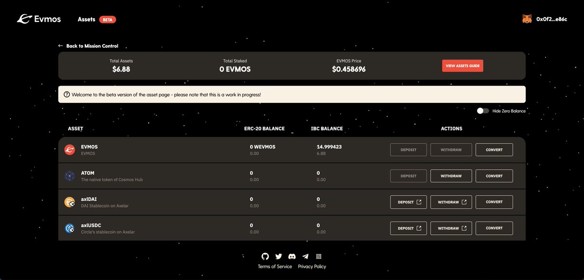 EvmosOrg's tweet photo. We've just released our dashboard update!

Let’s explore some of the changes 👇 https://t.co/8fHKXbe8NG