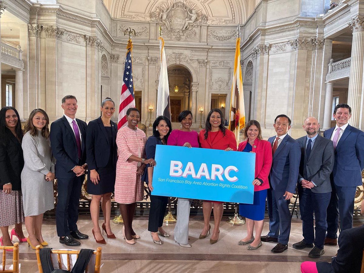 LondonBreed's tweet photo. In partnership with providers across the Bay Area, today we announced the launch of the Bay Area Abortion Rights Coalition, to demonstrate the strong, unwavering commitment to a woman's right to choose and to ensure abortion care is accessible for those who need it. https://t.co/MU7SnZQ4SJ