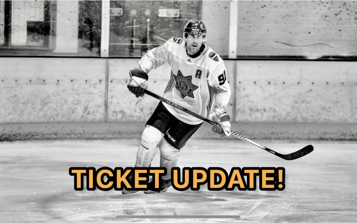 LINK IN BIO! You can now pick the HSK game of your choice with the purchase of a Guns vs. Hoses ticket!! The link is live! SEE YOU THERE! #vegasborn #vegashockey #lasvegas #policevsfire #charitygame #vegas