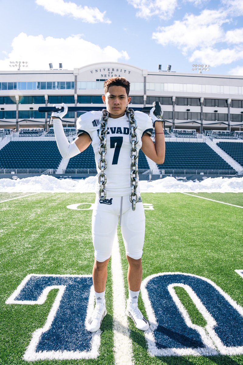 Thank you to @CoachAArceneaux and
@CoachKWils @Coach_JLoeffler @NevadaFootball blessing me with a great unofficial visit !! #jointhehunt #gopack