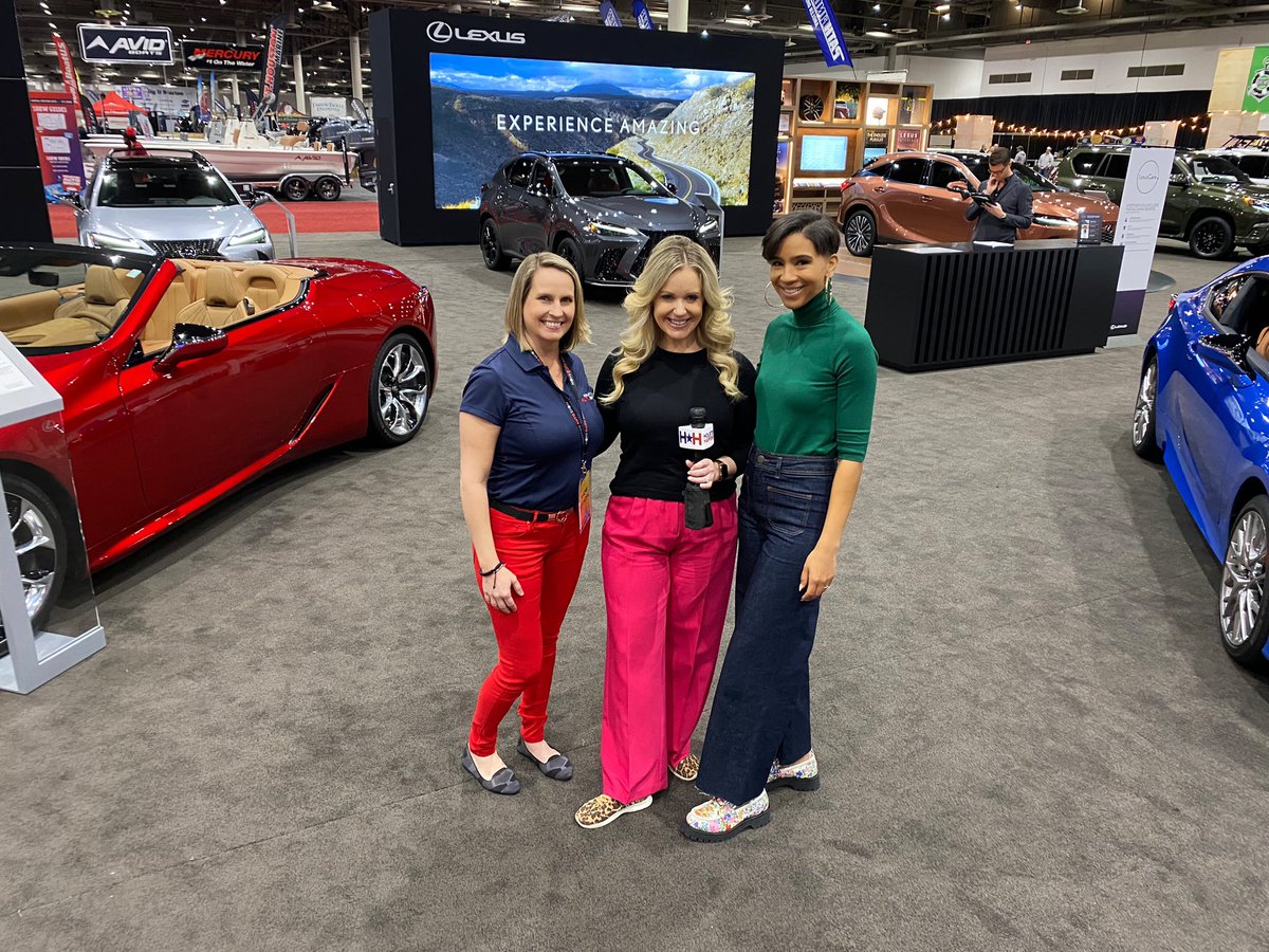 maggiesworld's tweet photo. Hard working moms in full “gear” at @HoustonAutoShow 🚘 & @houstonboatshow 🛥️
Always love broadcasting my show live with these ladies!
The Houston AutoBoative Show is now thru Sunday! For more ➡️ https://t.co/tvHkiTDugX
#cw39 #houston #houstonautoshow #houstonboatshow https://t.co/IpedUCGs6I