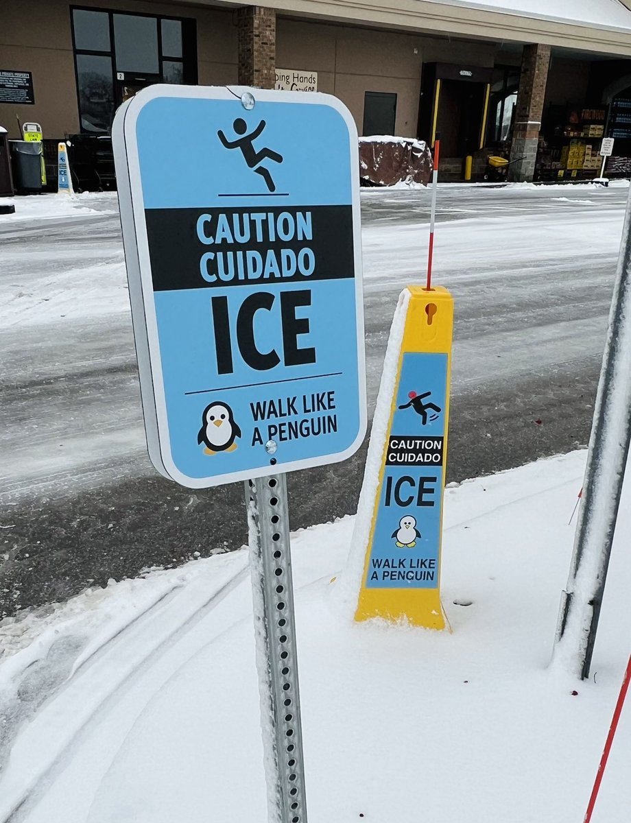 JennRali's tweet photo. The most #BuffaloNY signs ever 🐧 
@Wegmans https://t.co/jGBM8MqVsL