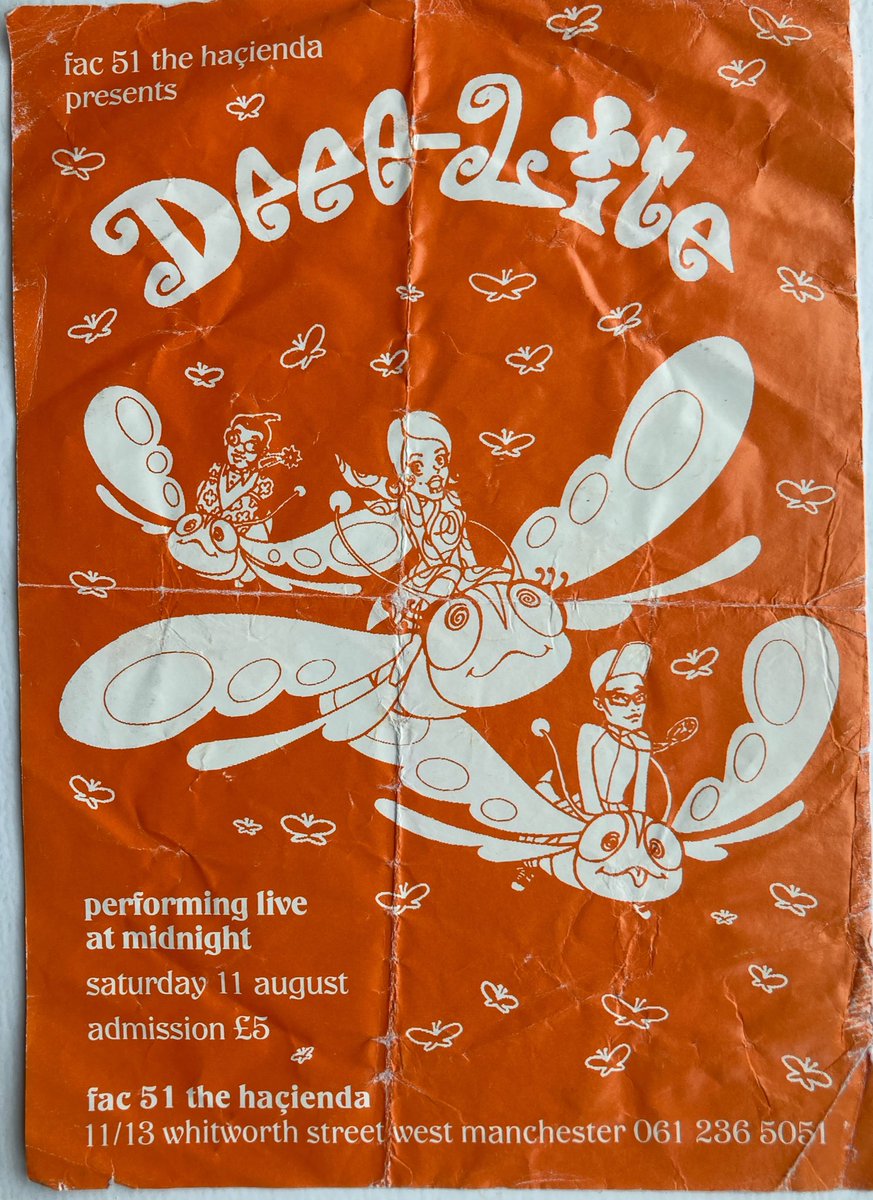 Posting an artefact each day #66

Flyer: Deee-lite. FAC51 The Hacienda. Manchester, 1990.