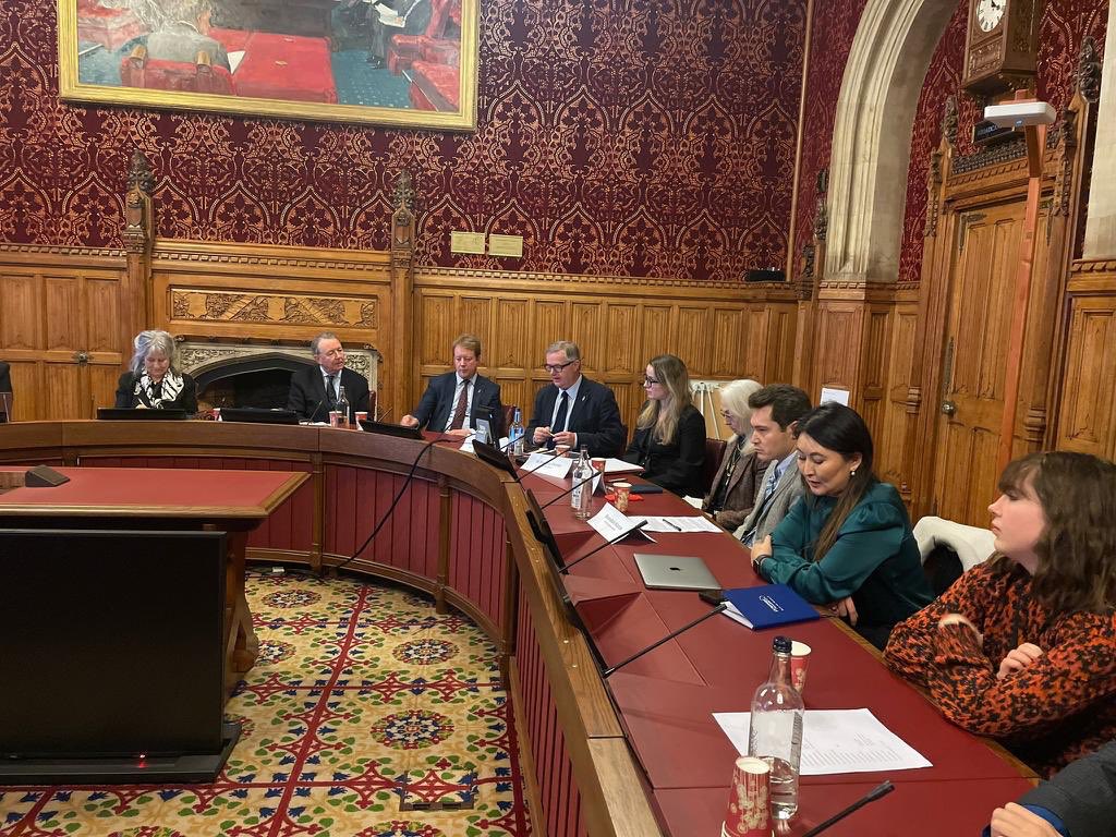 DavidAltonHL's tweet photo. Chaired the launch today of the new Hazara report. Evidence challenges UK’s absurd statement that Hazara who have fled to Pakistan don’t face persecution. Speakers included Baroness Helena Kennedy KC, @paulbristow79 @brendanohara5 @EwelinaUO Report at:https://t.co/GBivG1L3vD https://t.co/BybEQrICZS