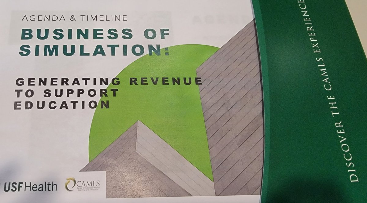 #imsh2023 intensive at @CAMLSTAMPA 
Suggestion for business partners- local tourism board.
Hmm @IrvineChamber might be a partner for the @ucinursing sim center in the future!