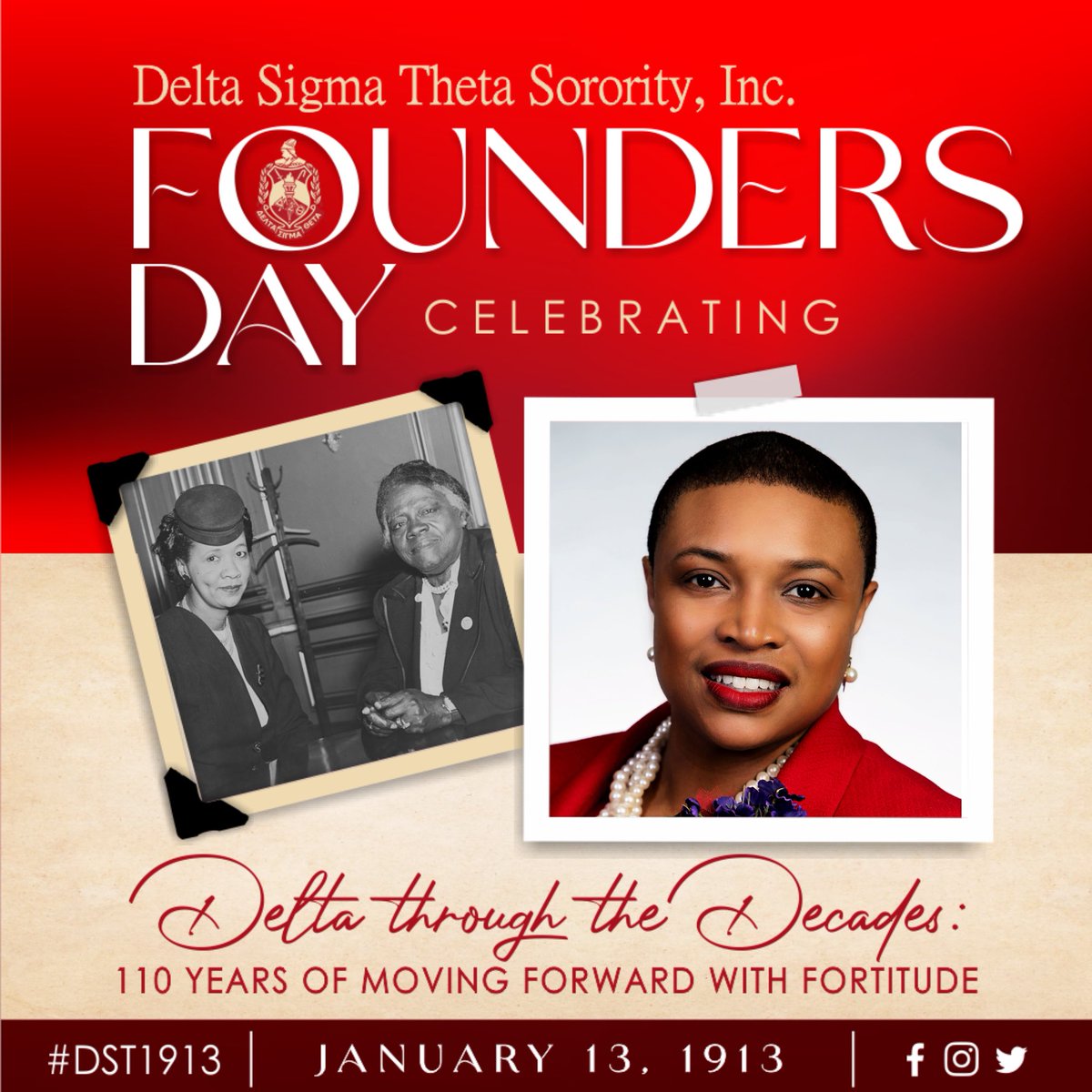 Please join us in congratulating Soror Shavon Arline-Bradley on her recent appointment as President and Chief Executive Officer of the National Council of Negro Women! Soror Arline-Bradley will be the sixth member of Delta Sigma Theta to lead this historic organization. #DST1913