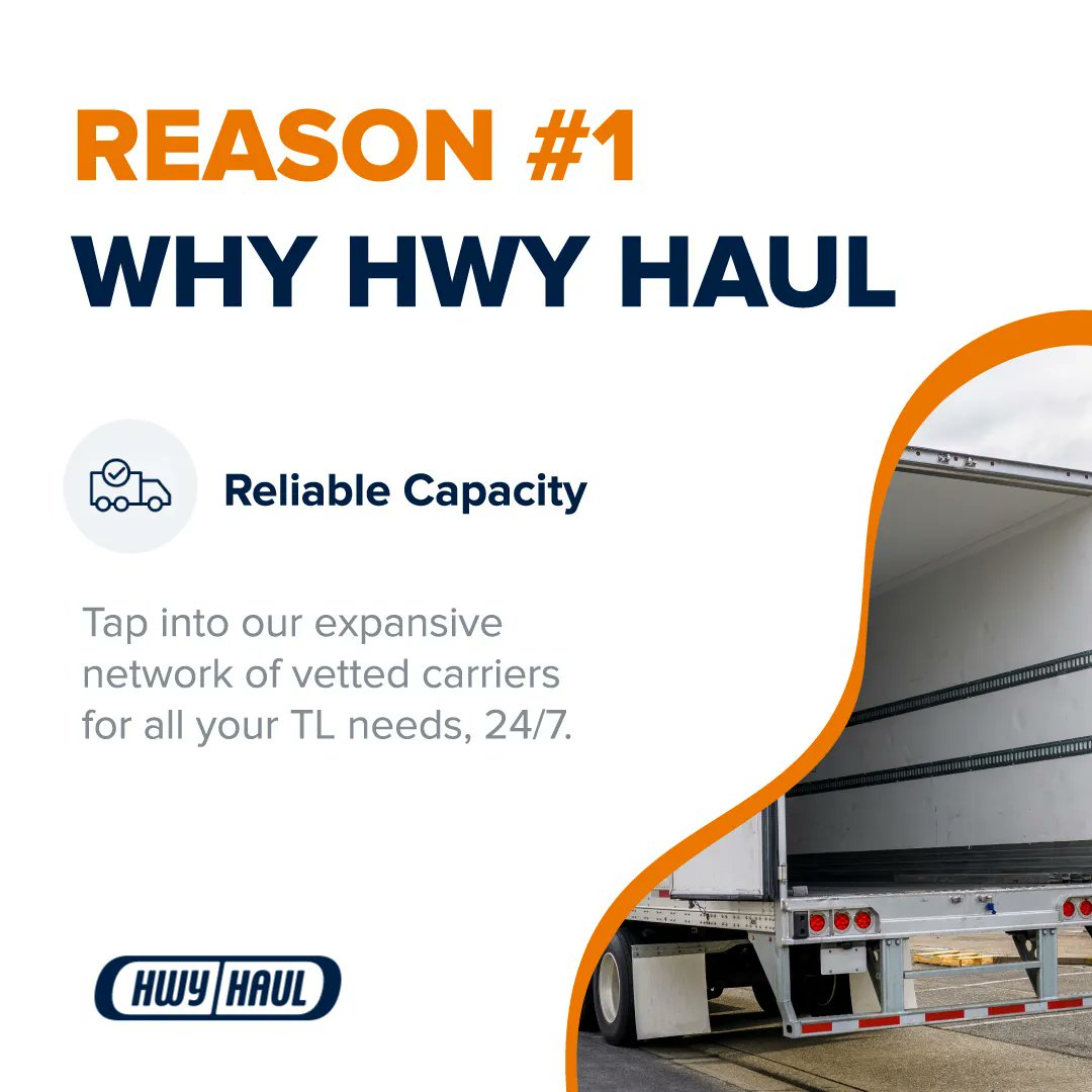 _HwyHaul's tweet photo. Quickly secure the capacity you need in time-sensitive situations using a platform that connects shippers with capacity, without reliance on a middle man.
Learn more 👉 https://t.co/FwzXqnwK6z
#reliablecapacity #technology #techsolutions #logistics #3pl #supplych… https://t.co/yxLlZcYYYc