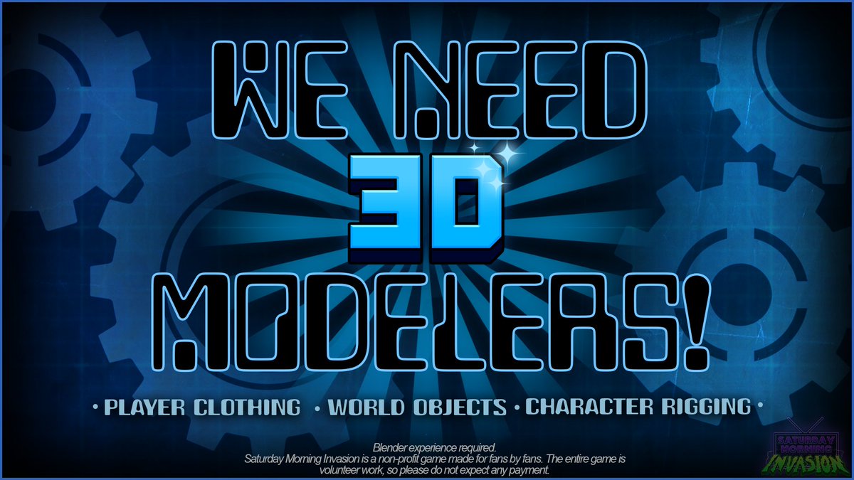 SMInvasion's tweet image. Experienced with Blender? Want to join the SMI Team? Well, look no further because we're looking for 3D Artists! We've got a big project coming up and we could really use some help! Apply here! forms.gle/xLGjzAfR56V7ix…