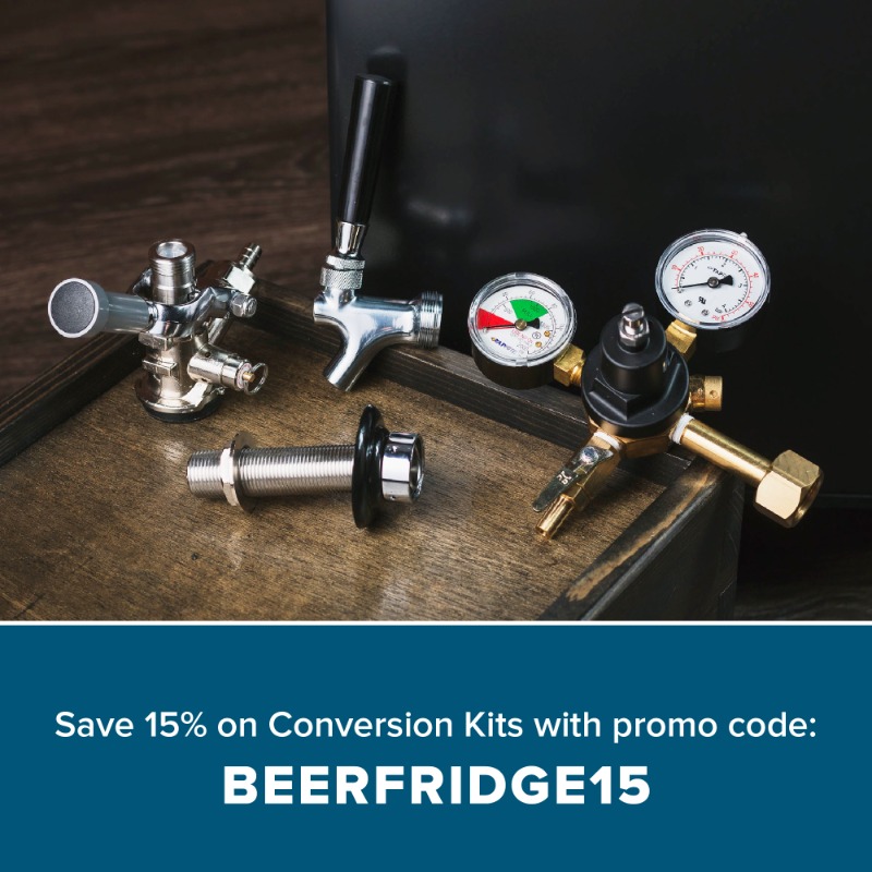 KegWorks's tweet photo. Do you like draft beer? Do you have an extra refrigerator? Why not turn that fridge into a kegerator with a conversion kit from KegWorks! Save 15% on all kits! Just use promo code “BEERFRIDGE15” at checkout. Expires 1/28/23 at 11:59 p.m. EST.