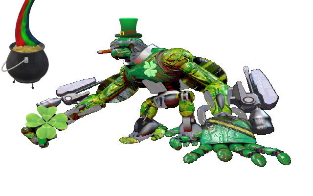 Happy St Patrick's Day ☘️☘️☘️🍀🍀🍀

Enjoy your celebration on holiday!

#stpatricksday #leprechaun #leprechaunhat #luckycharms #shamrock #rainbow #potofgold #cigar #griller #riseoftherobots #riseoftherobots2 #rise2resurrection