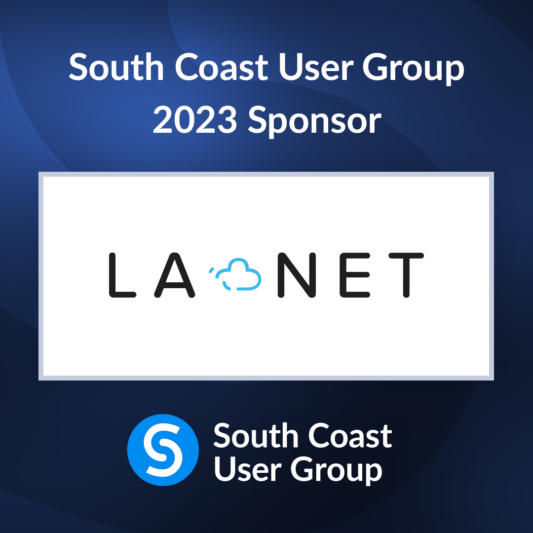We're pleased to announce <a href="/LANetITUK/">LA NET LTD - Microsoft Azure Cloud Specialist</a> as a sponsor for South Coast User Group 2023.

If you're local, don't forget to view our agenda, meeting monthly to discuss all things Microsoft 365!

meetup.com/mcscug/