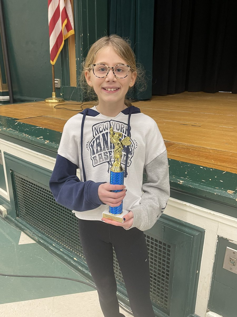 Congratulations to the winner of the Willard Spelling Bee! Best of luck to Isla as she moves on to the county competition!