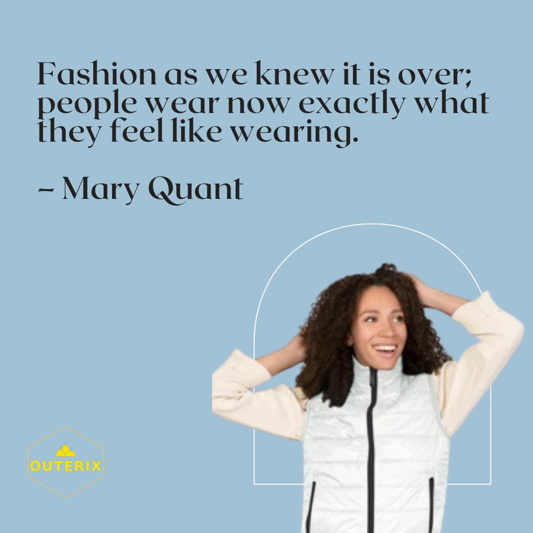 Outerix_Outdoor's tweet photo. Fashion as we knew it is over; people wear now exactly what they feel like wearing. – Mary Quant

Order your jacket now!!

#outdoors #outdoorlife #outerwear #outdoorapparel #winter #fall #madeinUSA #americanbrand #jacket #jacketstyle #windproof #fashion #style #streetwear https://t.co/BLvedhdSVt