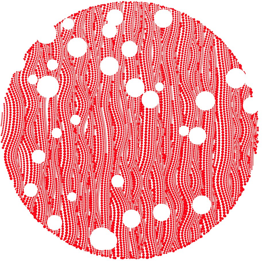 jessihamel's tweet photo. #genuary25 #genuary2023 Prompt: Yayoi Kusama https://t.co/M9TCvOoM0C