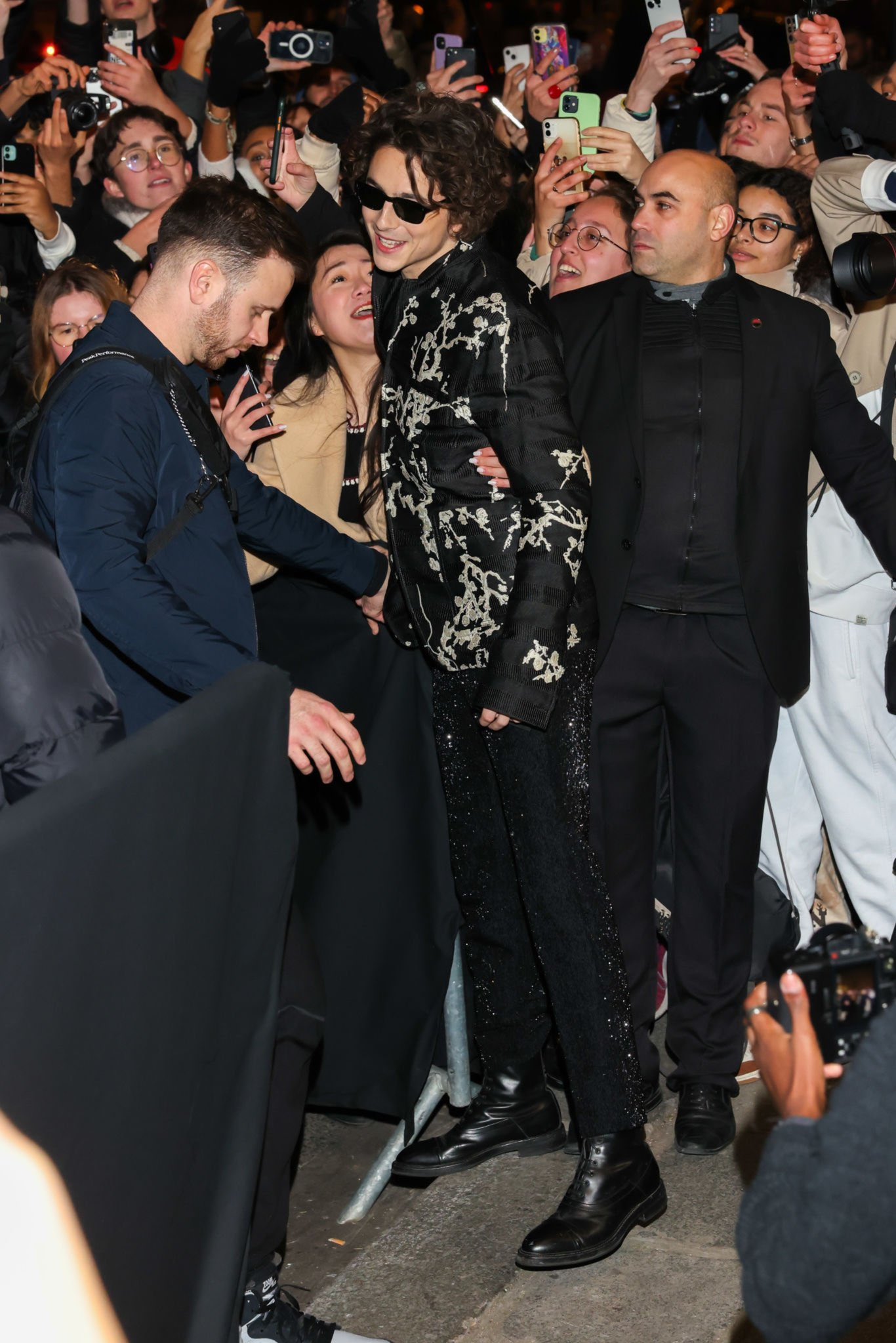 21metgala on X: Timothée Chalamet is seen during Paris Fashion Week Haute  Couture.  / X