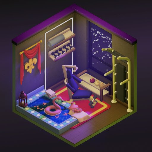 rubinpatrick_'s tweet photo. Hi, I am from Sleepagotchi!✨ Check out my room from Sleepagotchi App https://t.co/nRluflyUU9 💜🦖 https://t.co/wvzDfcrgZv