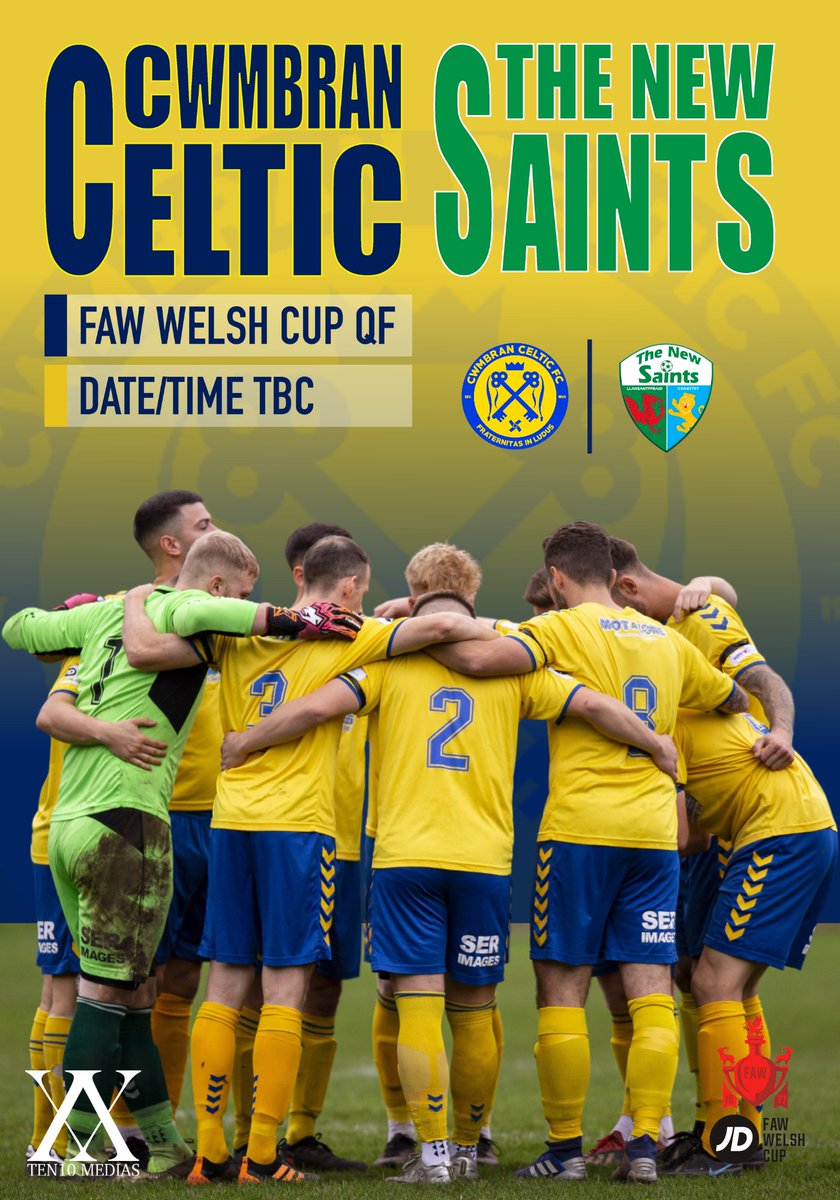 Gwent FC (@gwentfc) on Twitter photo THEYโVE DONE IT! ๐๐
<a href="/CwmbranCeltic/">Cwmbran Celtic</a> have made club history and will host current holders <a href="/tnsfc/">The New Saints FC</a> in the <a href="/FAWales/">FA WALES</a> Welsh Cup Quarter Finals!
When a date and time is set Iโm sure as much of the county will be there to support them as possible!
Well done lads! ๐๐๐ THEYโVE DONE IT! ๐๐
<a href="/CwmbranCeltic/">Cwmbran Celtic</a> have made club history and will host current holders <a href="/tnsfc/">The New Saints FC</a> in the <a href="/FAWales/">FA WALES</a> Welsh Cup Quarter Finals!
When a date and time is set Iโm sure as much of the county will be there to support them as possible!
Well done lads! ๐๐๐