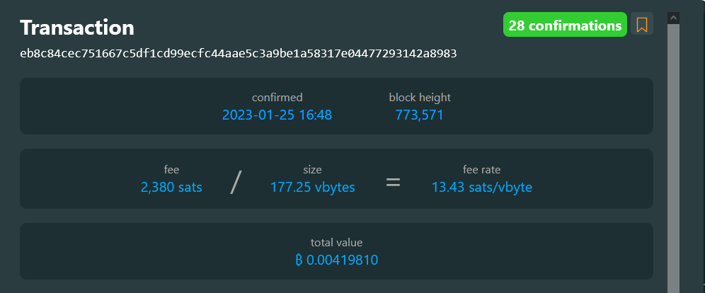 outdoorwalk's tweet image. Run your own #bitcoin node and verify your transaction(ID) via applications like #bitfeed/#mempool.