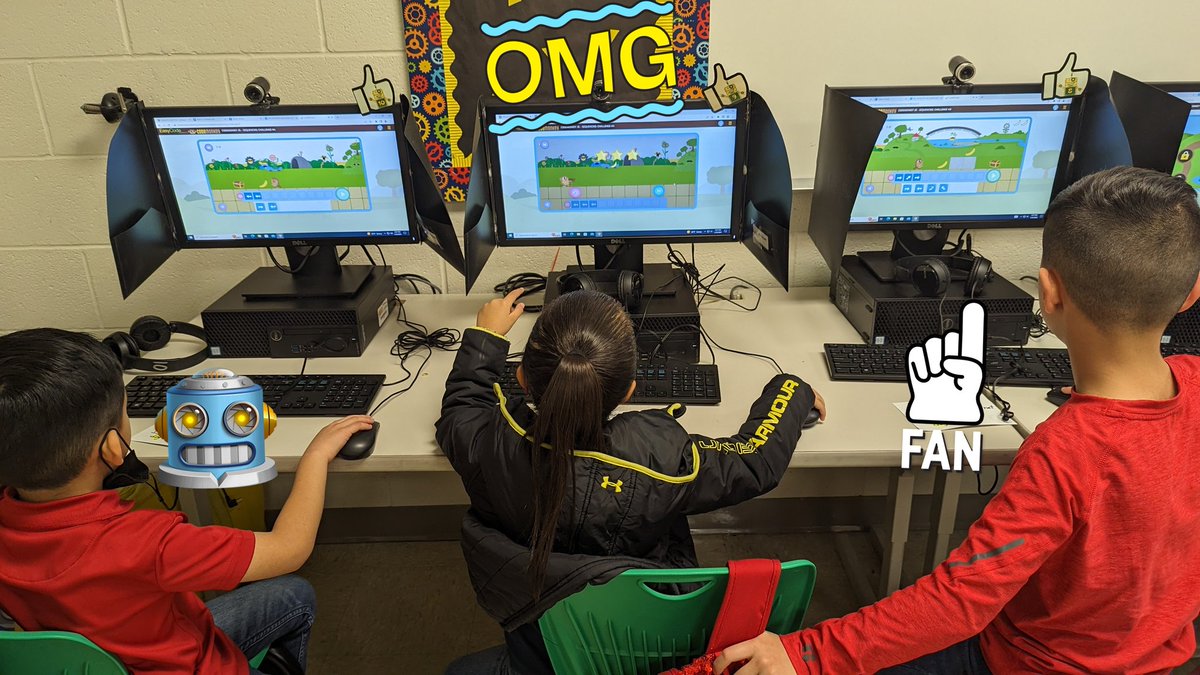 Ocelotscode's tweet image. ๐The CODING VIBES were felt today in the Coding Lab as my little coders used their super coding skills and @CodeMonkeySTU to complete each challenge with 3 gold stars!โญโญโญ Way to code @OES_Ocelots coders! #OcelotsCode108 #LosFresnosCodes #coding108