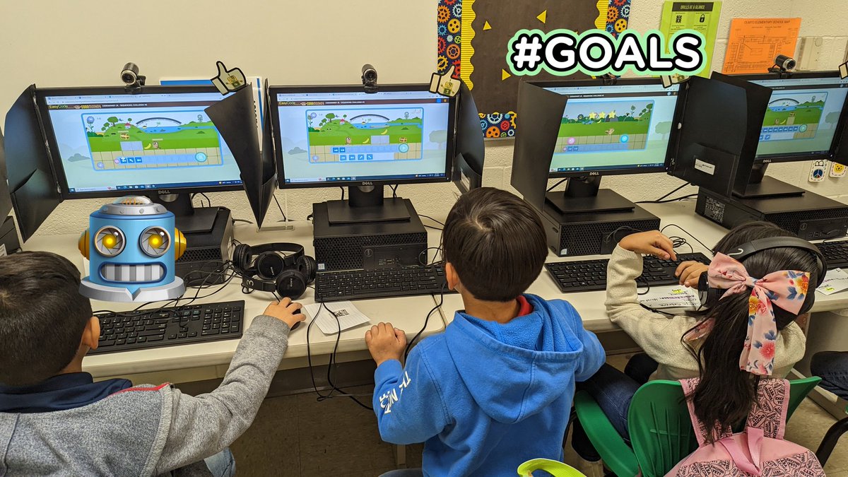 Ocelotscode's tweet image. ๐The CODING VIBES were felt today in the Coding Lab as my little coders used their super coding skills and @CodeMonkeySTU to complete each challenge with 3 gold stars!โญโญโญ Way to code @OES_Ocelots coders! #OcelotsCode108 #LosFresnosCodes #coding108