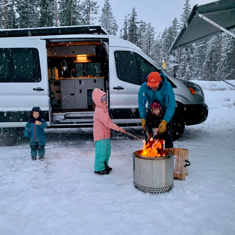 We love this image sent to us from Axis Van owner @shoonas (dad and founder of @gorumpl

 'It's not a very dramatic story image but definitely aspirational.'

This is all too common. Just the every day camp image. We're not summiting mountain peeks every day, we're camping with t