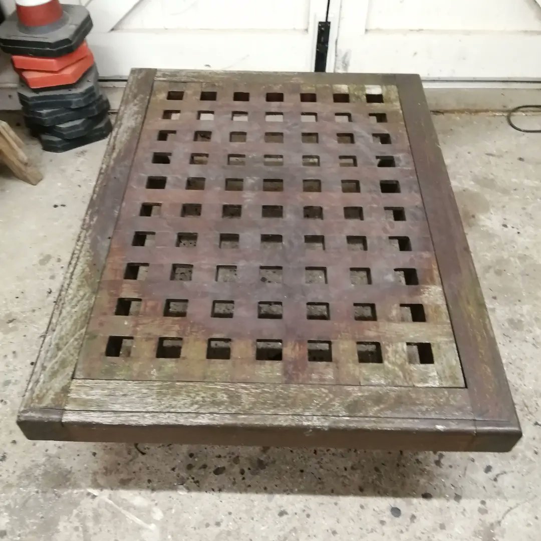Workshop is slowly coming together. In the meantime I will be starting work on these rope tables from the top deck and giving them a bit of TLC. #HeritageShips #Boatbuilding #Shipwrights #joinery #skills #Hartlepool