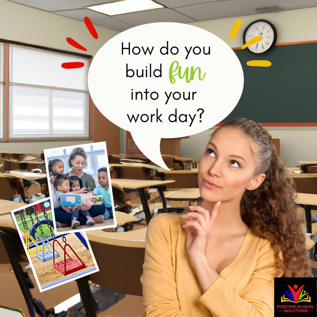Positive4School's tweet image. At this point in the school year, incorporating #fun into the day is essential for our students and ourselves! How do you build fun into your work day? Leave a comment below!

#FunComesFirst #k12 #schools #positiveschools #teachers #educators #socialemotionallearning #edchat