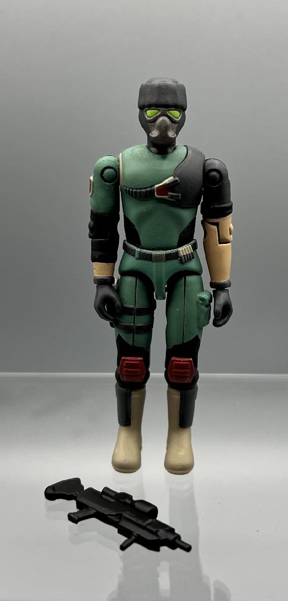 UndeadOpFigs's tweet photo. Praetor the sharpshooter joins the ranks of Bludgeon as our second prototype for the upcoming #easykill9 #Kickstarter. More details soon. #arah #gijoe #oring #toys #cobra https://t.co/jX1Sajs0k9