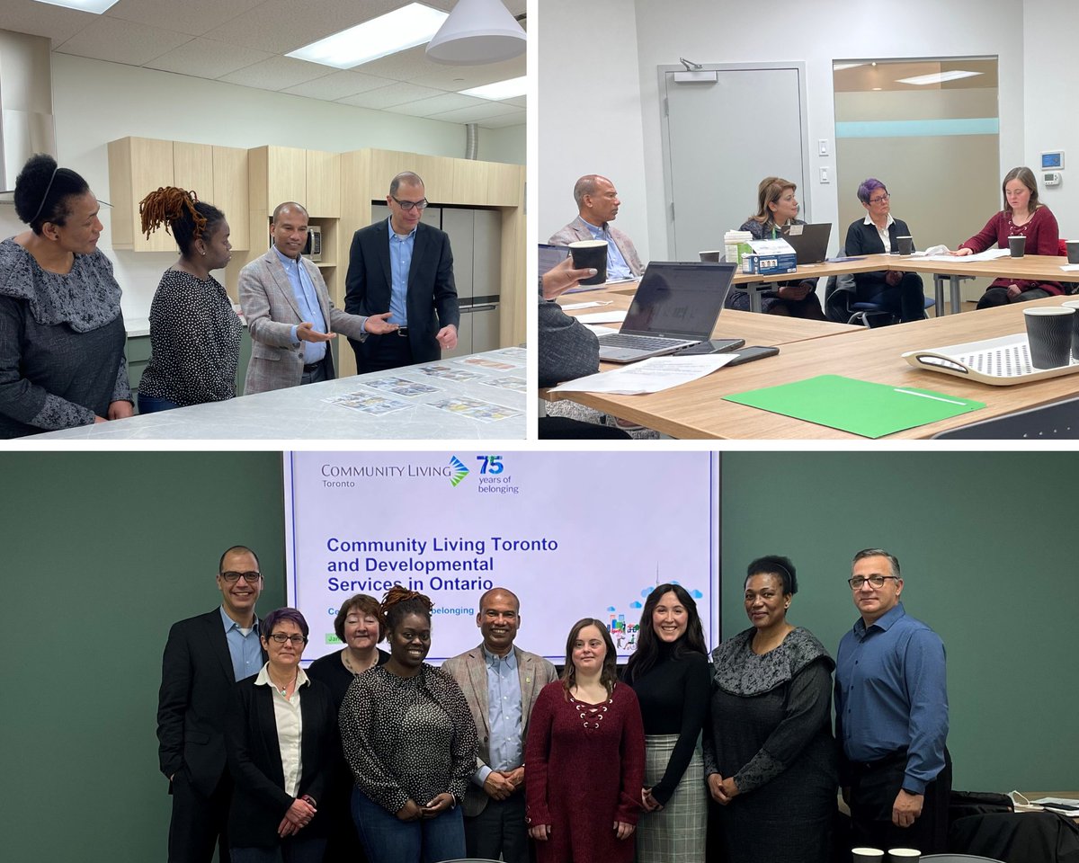 CLToronto's tweet photo. We had a great visit today with Parliamentary Assistant to @ONSocialService, @LoganKanapathi. Thank you for a productive meeting filled with stories of our supports, a statement from a CLTO Influencer, and summary of our 2023 Budget asks. #DevelopmentalServicesMatter #onpoli https://t.co/qpSwy5Hoy2