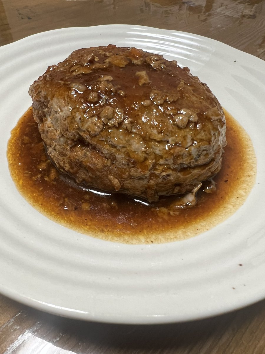 viability_cafe's tweet photo. 実はライスinハンバーグ
#おうちごはん https://t.co/sCYpn5EpmC