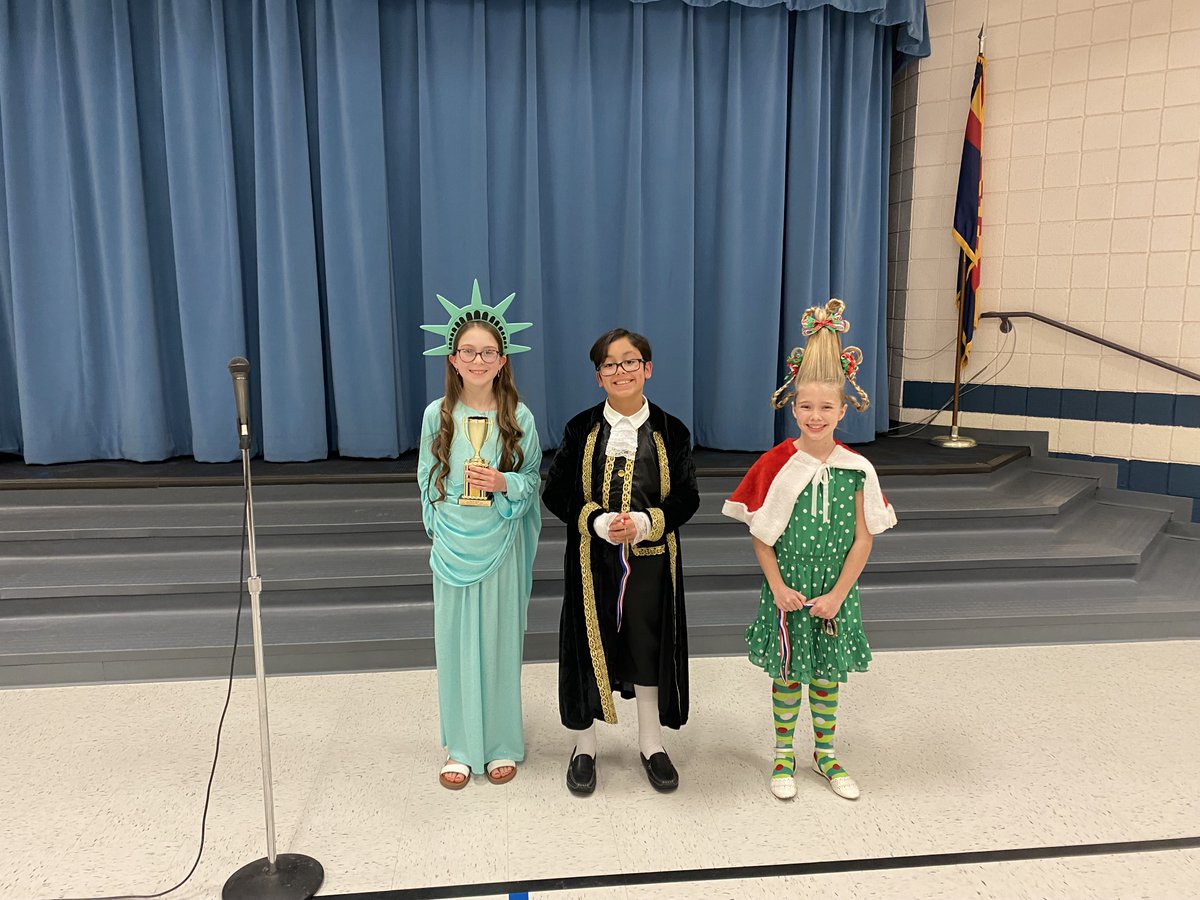 Congratulations to all the winners and participants in last night's Gilbert Public Schools Oratorical Contest! The district-wide event was held at Boulder Creek Elementary this year for Kindergarten through 8th-grade students. #gpsfamily #connectcreatecare #gilbertpublicschools
