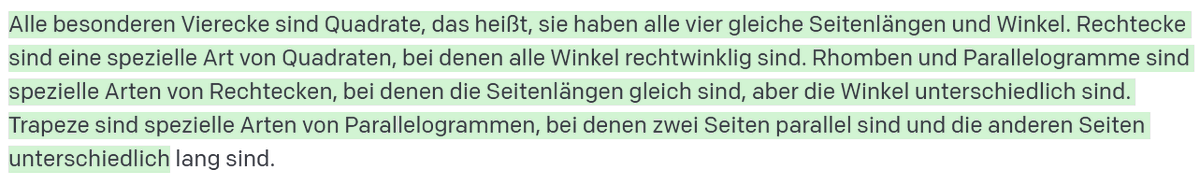 ...#ChatGPT in Mathe noch sehr unausgereift, oder? - Gruselig so. Hat sich aber auf Nachfrage entschuldigt ;-)