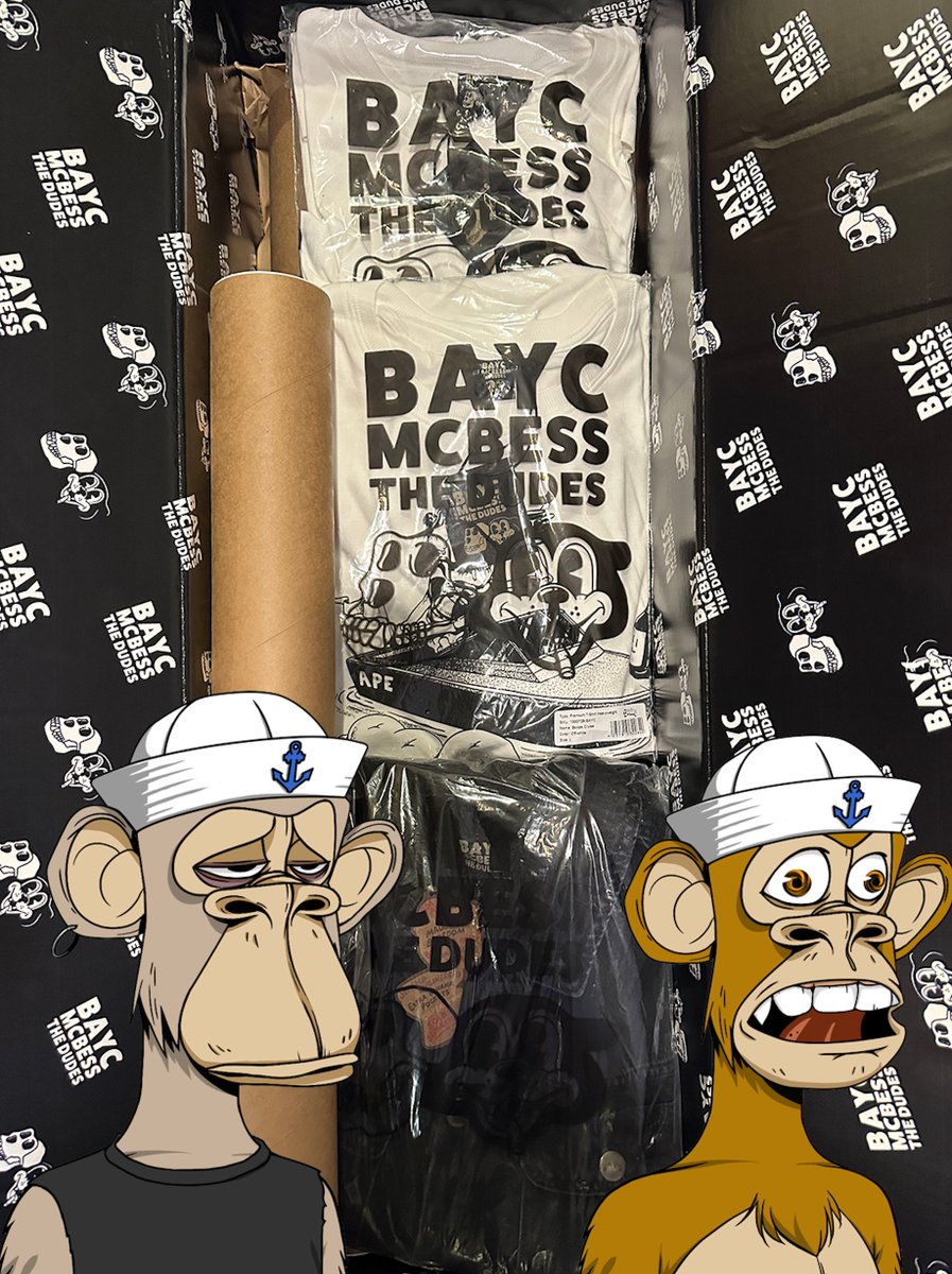 Another package thank you <a href="/BoredApeYC/">Bored Ape Yacht Club 🍌</a>