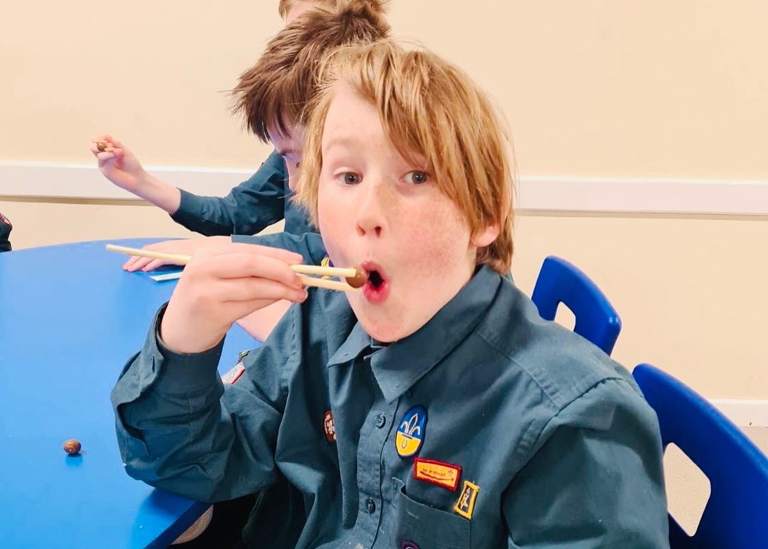 Did you know... that celebratios for Chinese New Year traditionally lasts 16 days? 

This week our scout troops learnt a bit about the Year of the Rabbit, and finished off with lots of games including “Chasing the Dragon's Tail". 

Happy New Year 新年快乐!