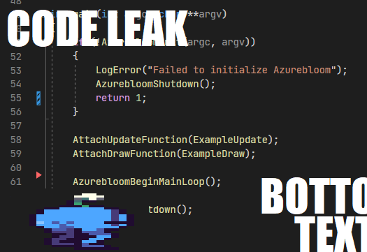 CandletownDev's tweet photo. help we got got by borp
it leaked the codebase
(the gods have forsaken us)
#borp #indiegames #IndieGameDev #gamedev #gamedevelopment #videogame #videogames #gamers #gaming #indiegaming #pixelart #code #programming https://t.co/SKnGBaDKcu