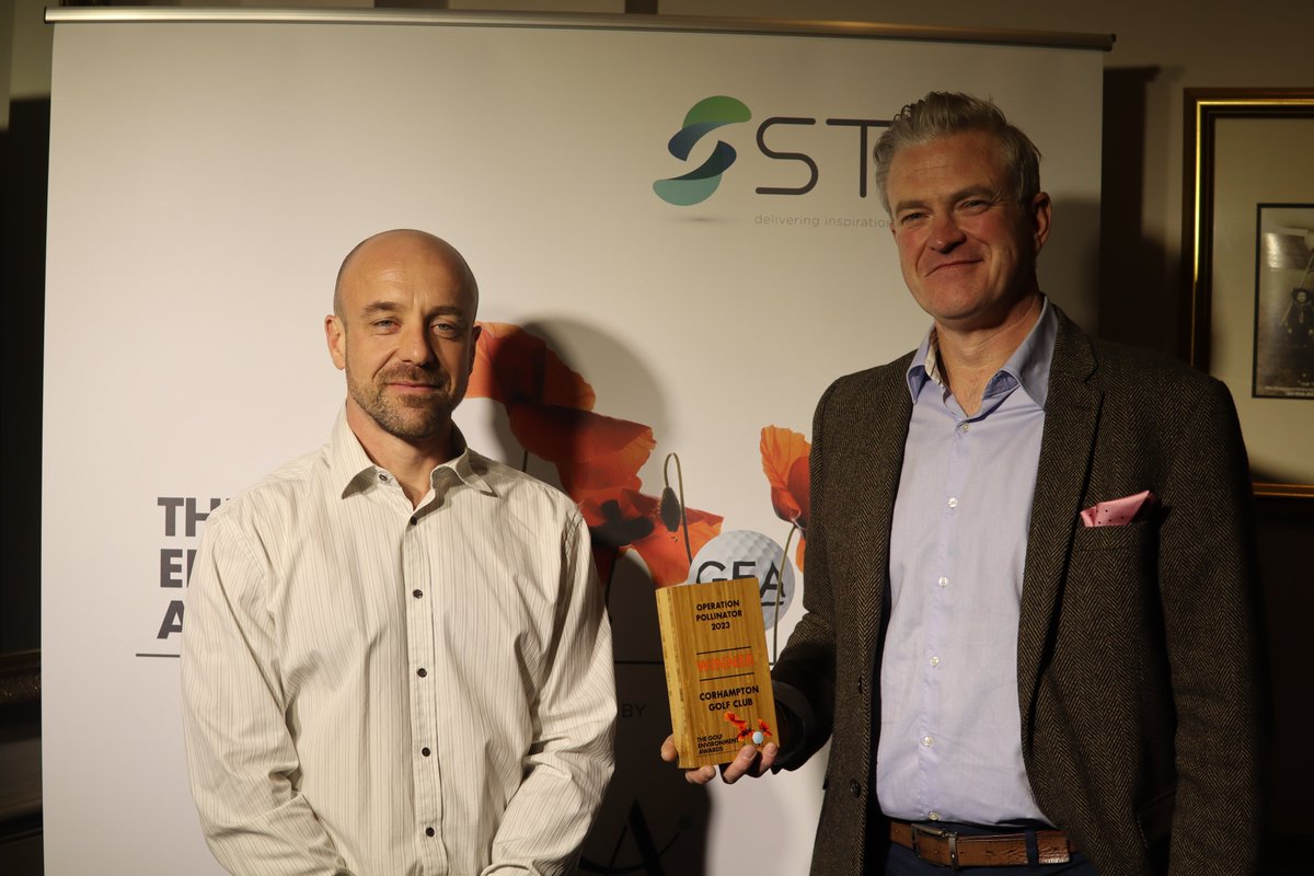 golfenvawards's tweet image. 🏆 @CorhamptonGolf 🏆

The awards are underway and the first winner of the evening has been announced...

Congratulations to Corhampton Golf Club for winning the Operation Pollinator Award for 2023!

Award sponsored by @SyngentaTurfUK🐝

#GEA2023 #OperationPollinator
