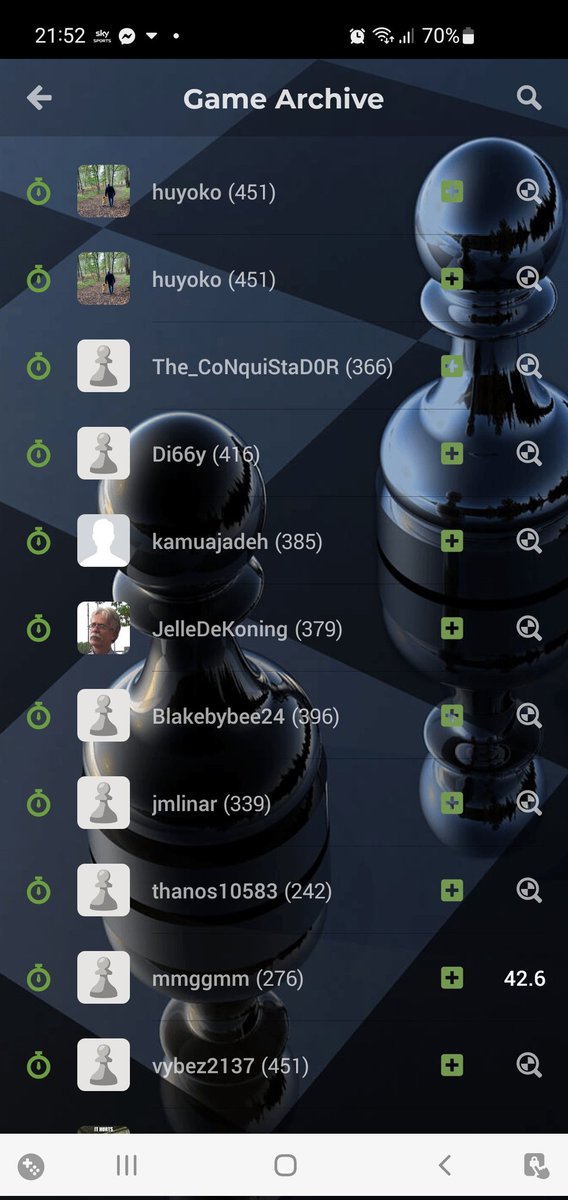 Started playing #chess in December 2022 over the festive period. Set a goal for 2023 to hit an ELO of 500 by the end of the year. 

Currently at 460 and on my current best win streak of 11 games. 🤓♟️