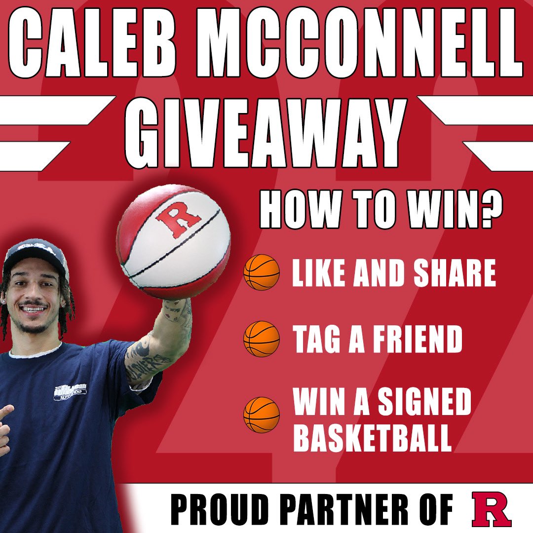 AAmericanSubaru's tweet photo. ATTENTION RUTGERS MENS BASKETBALL FANS! We are doing a special giveaway of a signed Caleb McConnell (@caleb_mcco) basketball! All you have to do is like and share this post, tag a friend, and you will be entered for a chance to win! We will be picking a winner on Tuesday 1/31! https://t.co/5tsxICjSKe