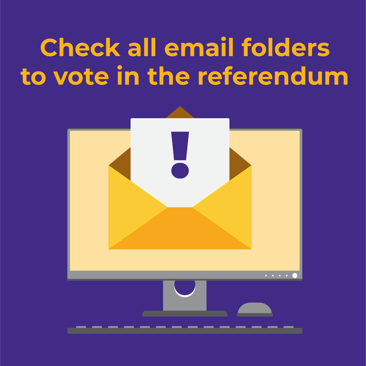 Referendum voting is taking place until Thursday, January 26th, 2023  8 pm EST. The link to vote has been sent to student emails. Be sure to check all email folders, including the other/junk folder.