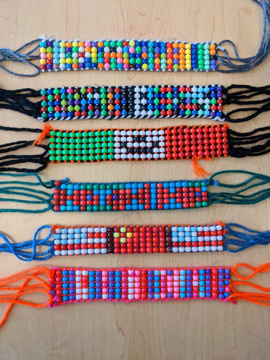 HWES_ArtClass's tweet image. 4th grade students in Ms. Wilmier&apos;s art class are working on bead weavings. Their patterns and colors represent an important event or tradition they celebrate with their family! @HuntersWoodsES #CrayolaCreativityWeek