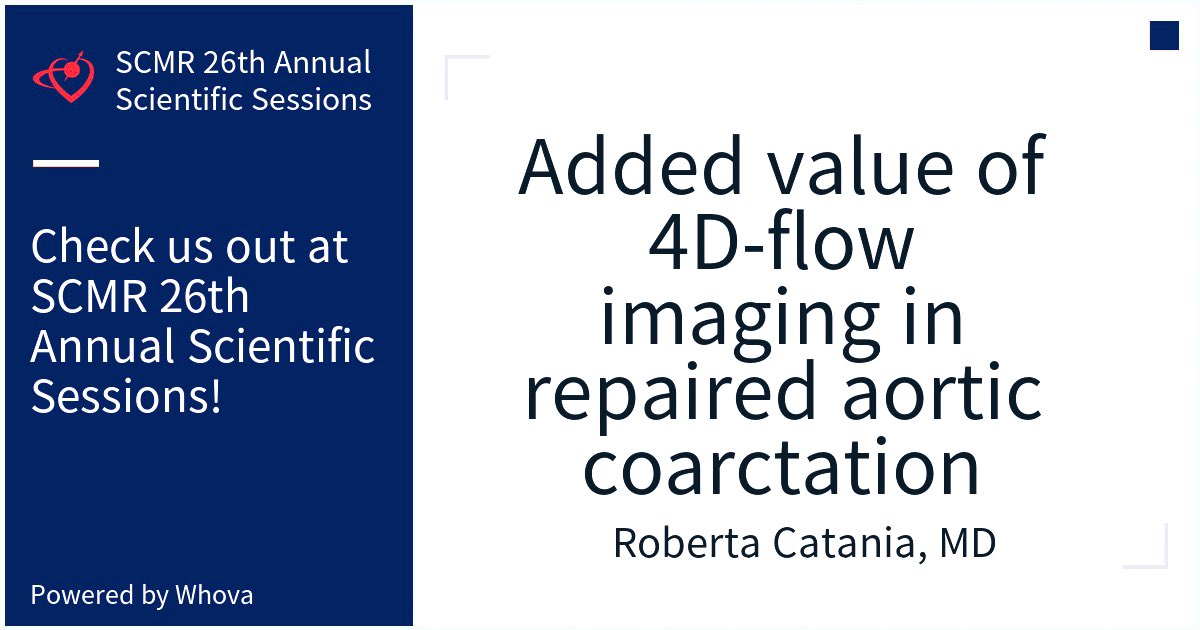 Check out our case and how 4D flow MR helped in finding the diagnosis!

@bdallen6  

#SCMR23 #4Dflow #radiology #CMR